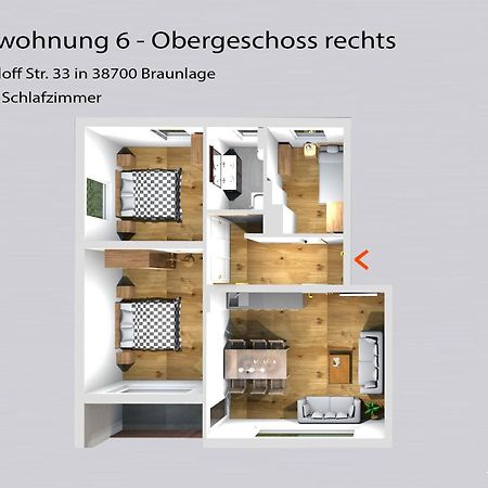 Auszeit Im Harz Haus 3 Wohnung 6 ブラウンラーゲ エクステリア 写真