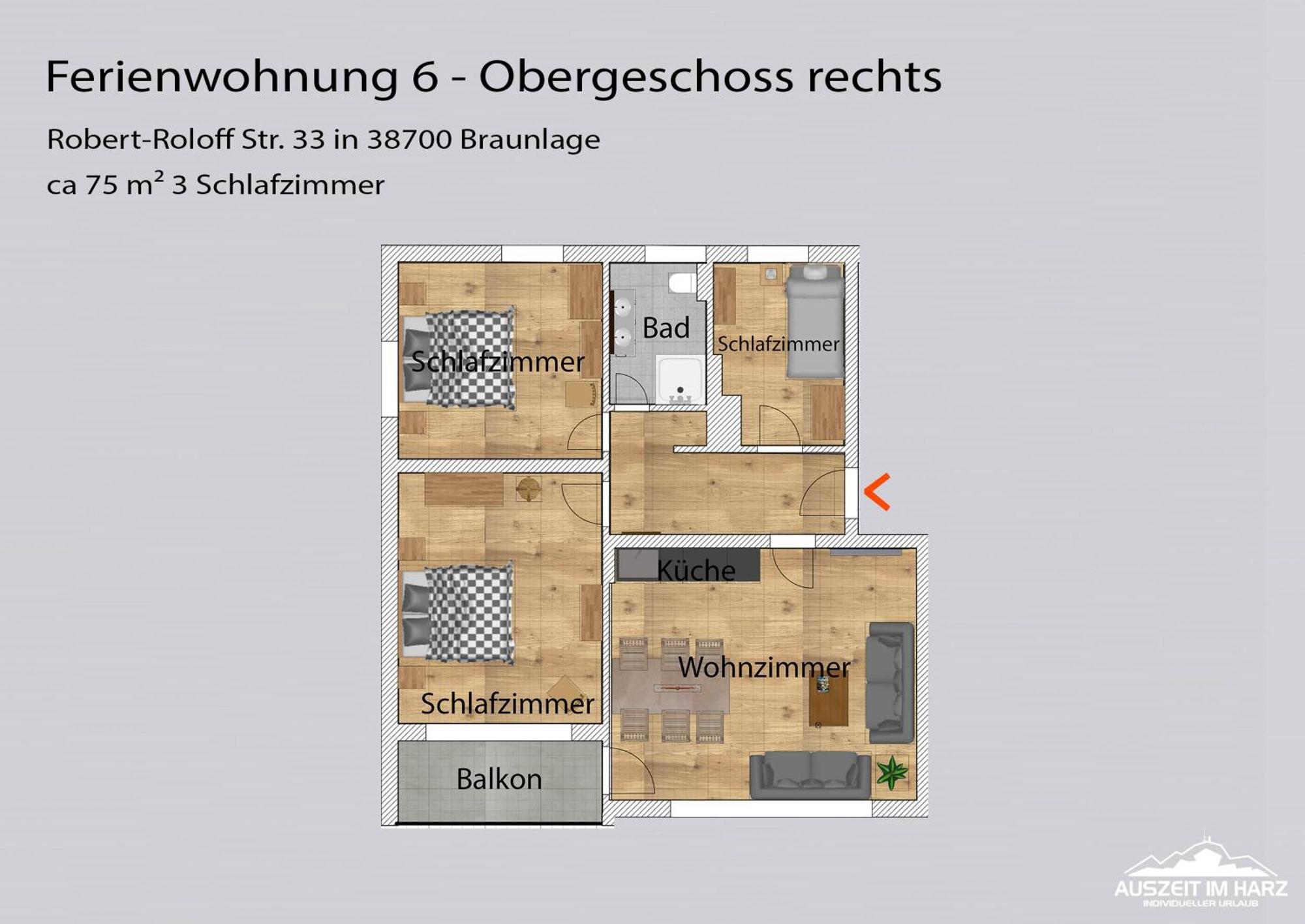 Auszeit Im Harz Haus 3 Wohnung 6 ブラウンラーゲ エクステリア 写真