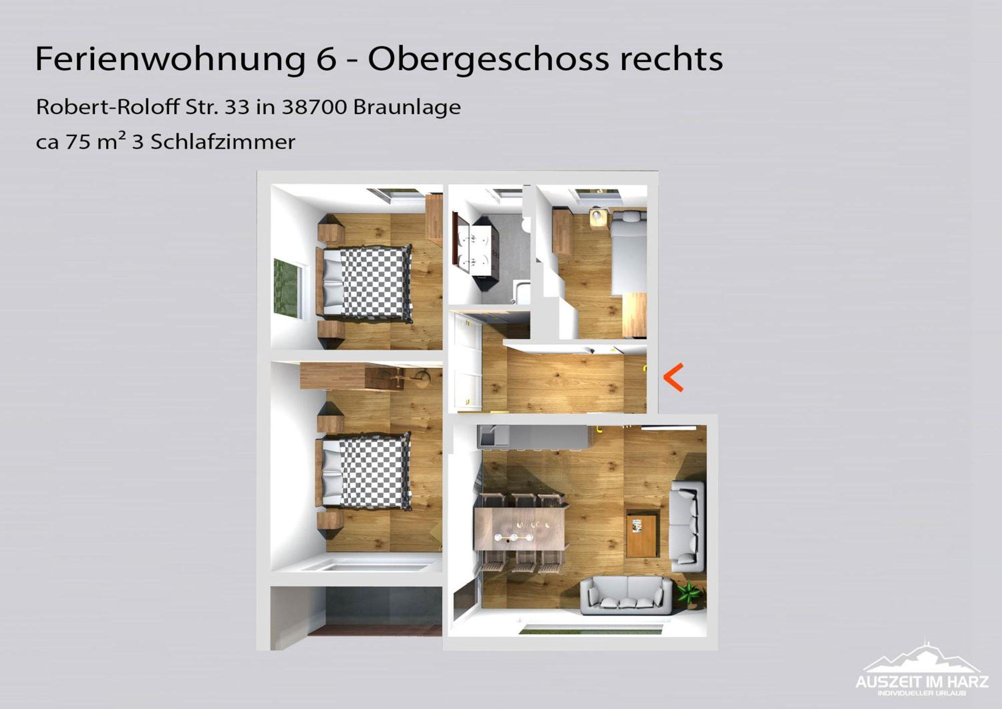 Auszeit Im Harz Haus 3 Wohnung 6 ブラウンラーゲ エクステリア 写真